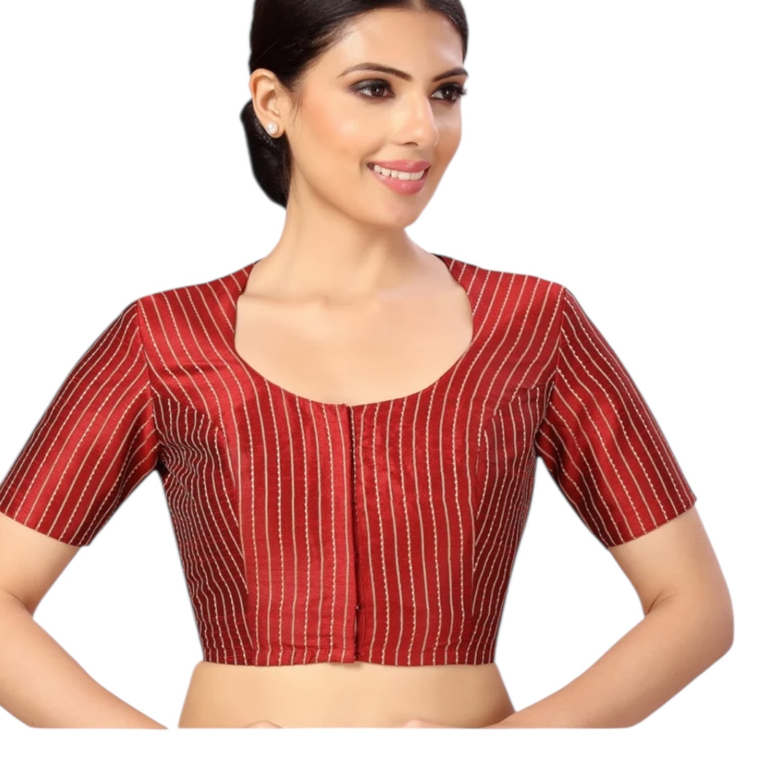Front hook blouse by Kurti Connection USA