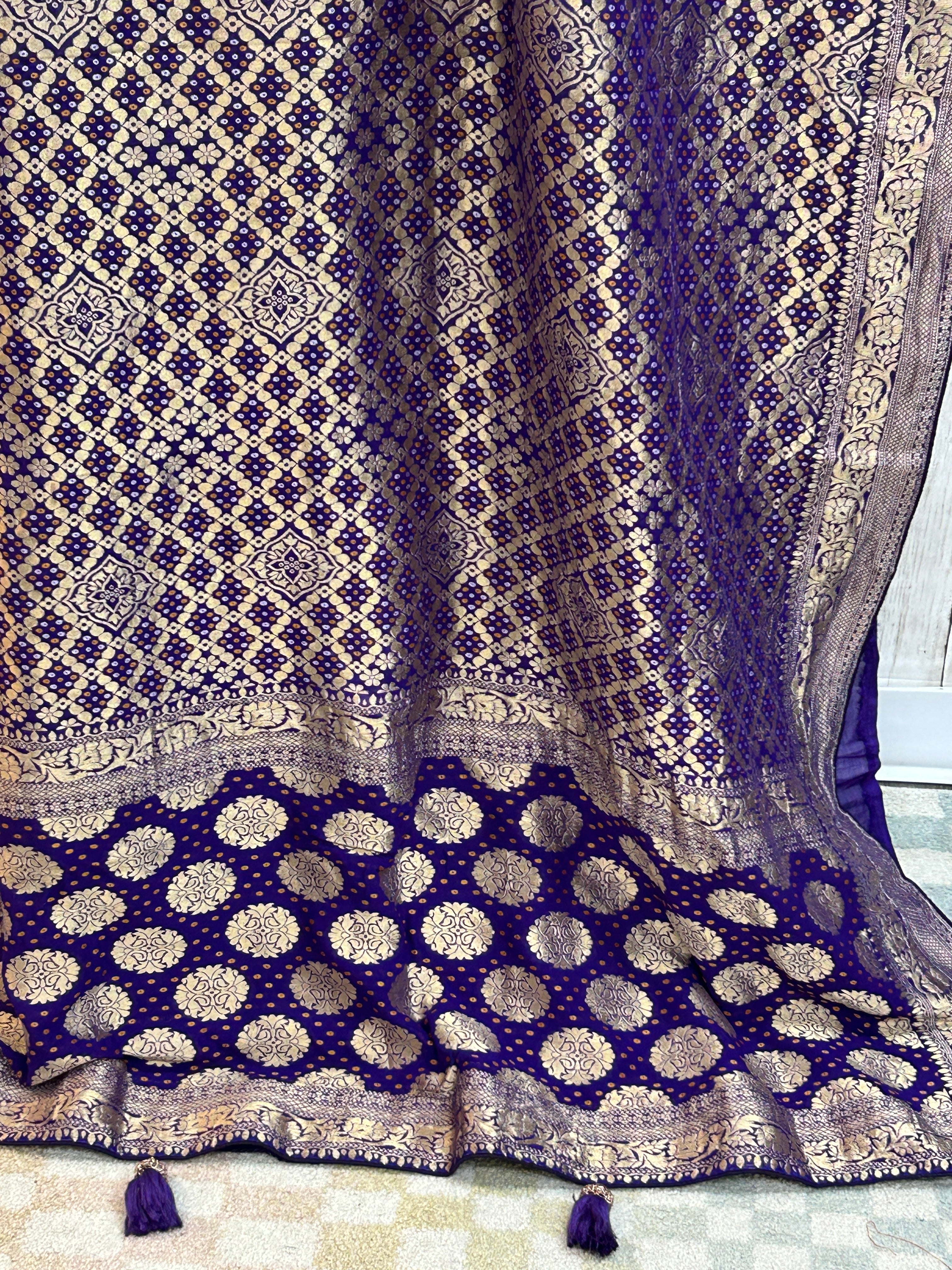 Bandhani patola saree