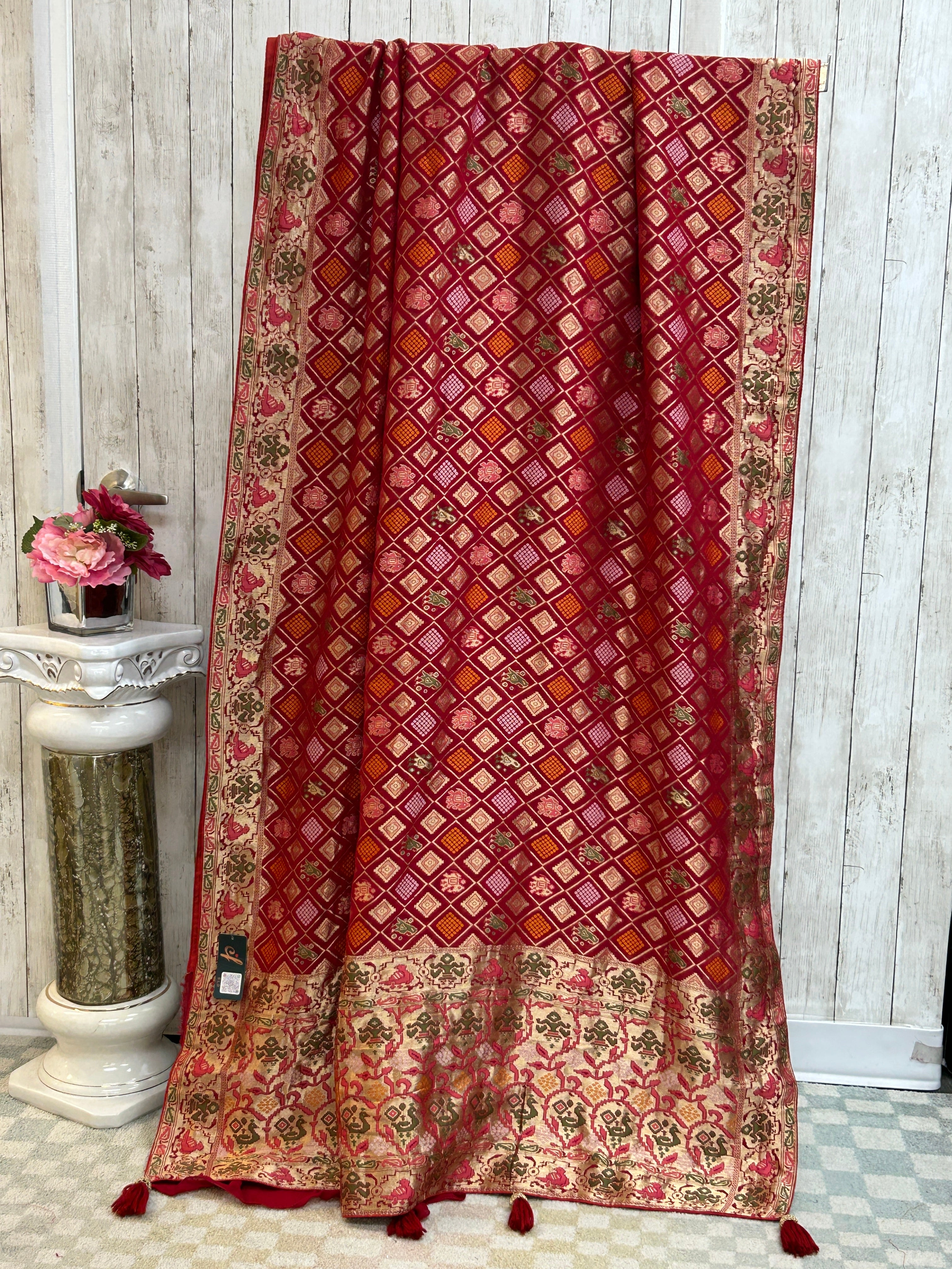 Bandhani patola saree