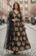 Black long kurti