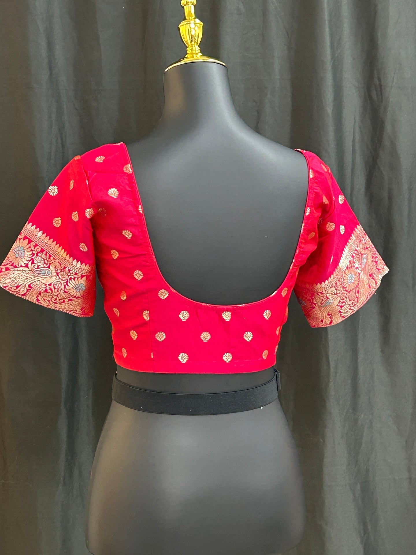 Banarasi silk blouse by Kurti Connection USA