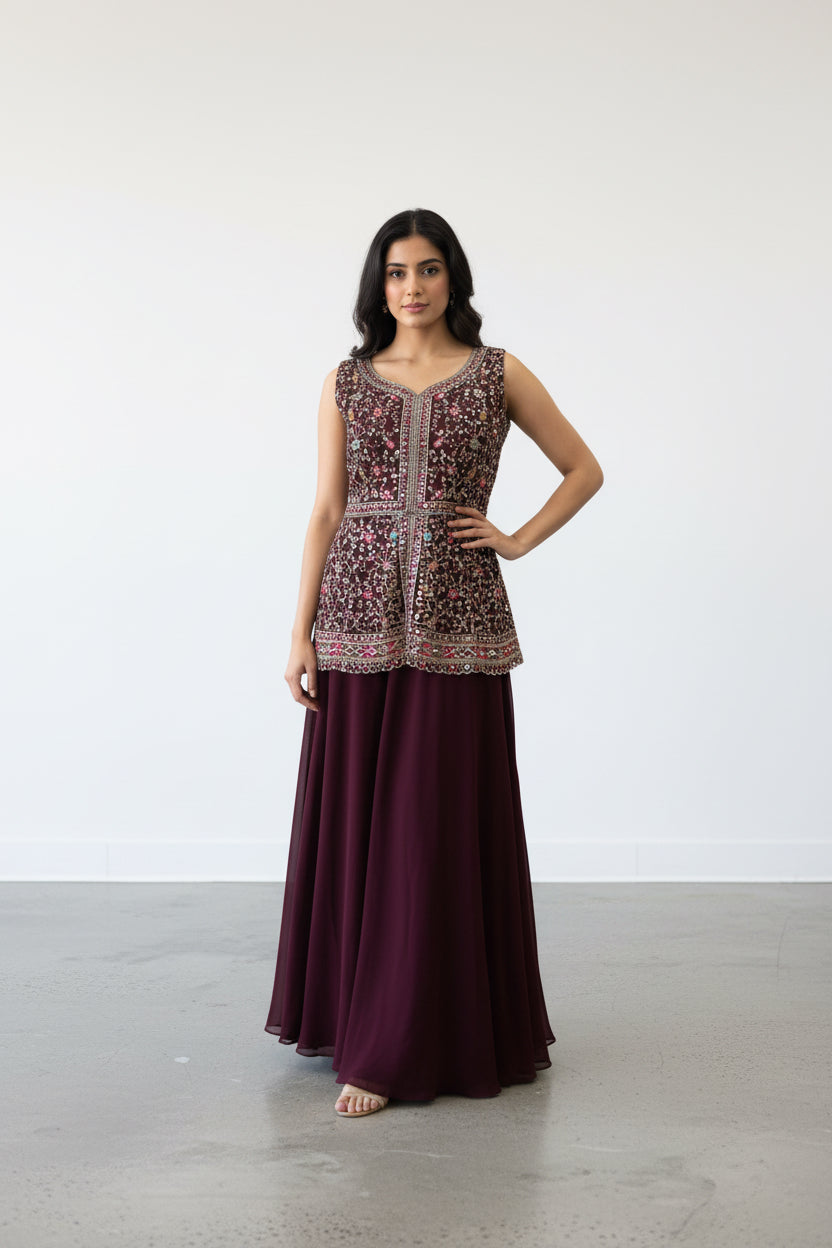 Party wear sharara suit