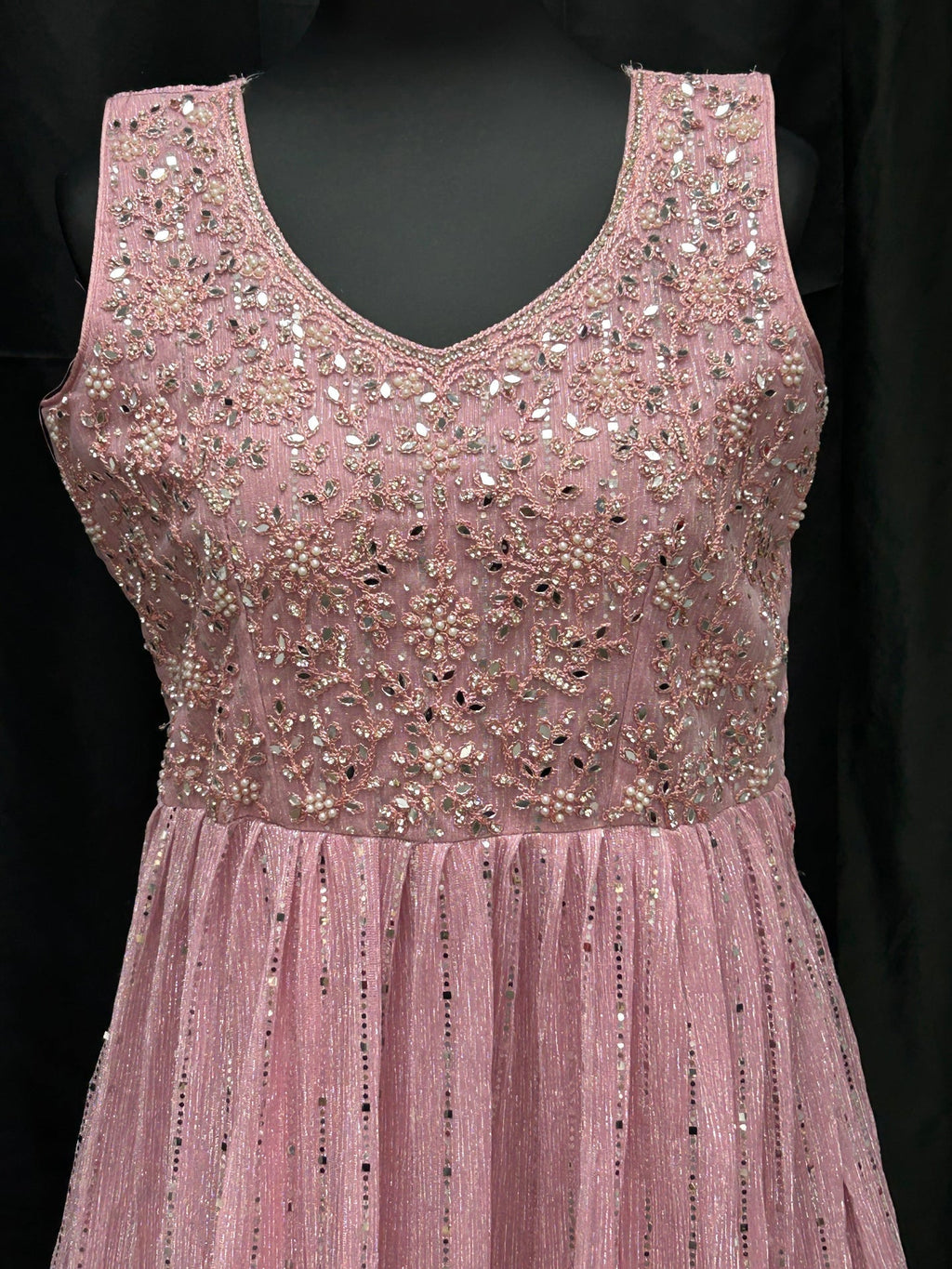 Party wear long gown : Indo western gowns for weddings and reception by Kurti Connection USA