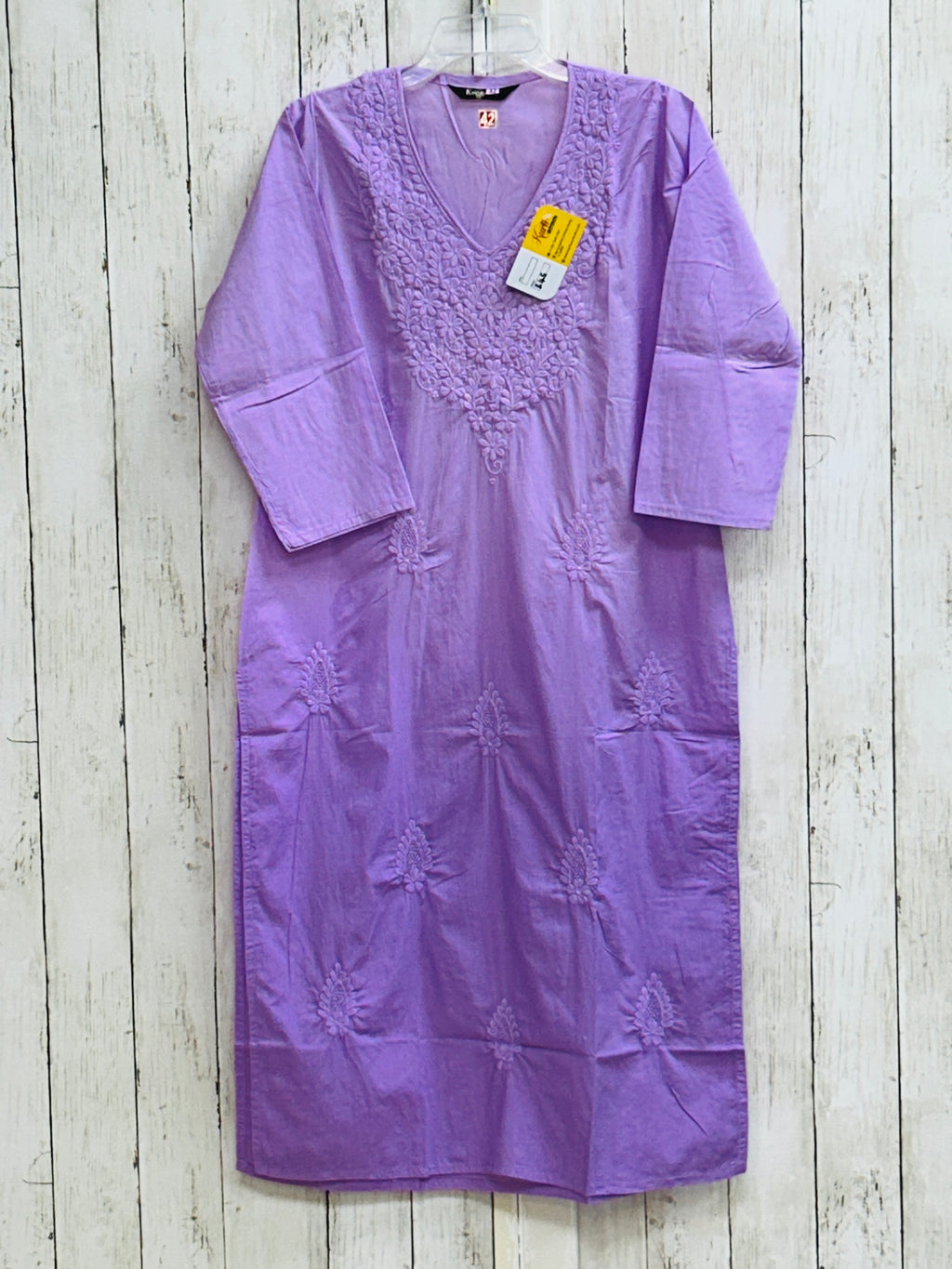 Cotton chikankari kurti