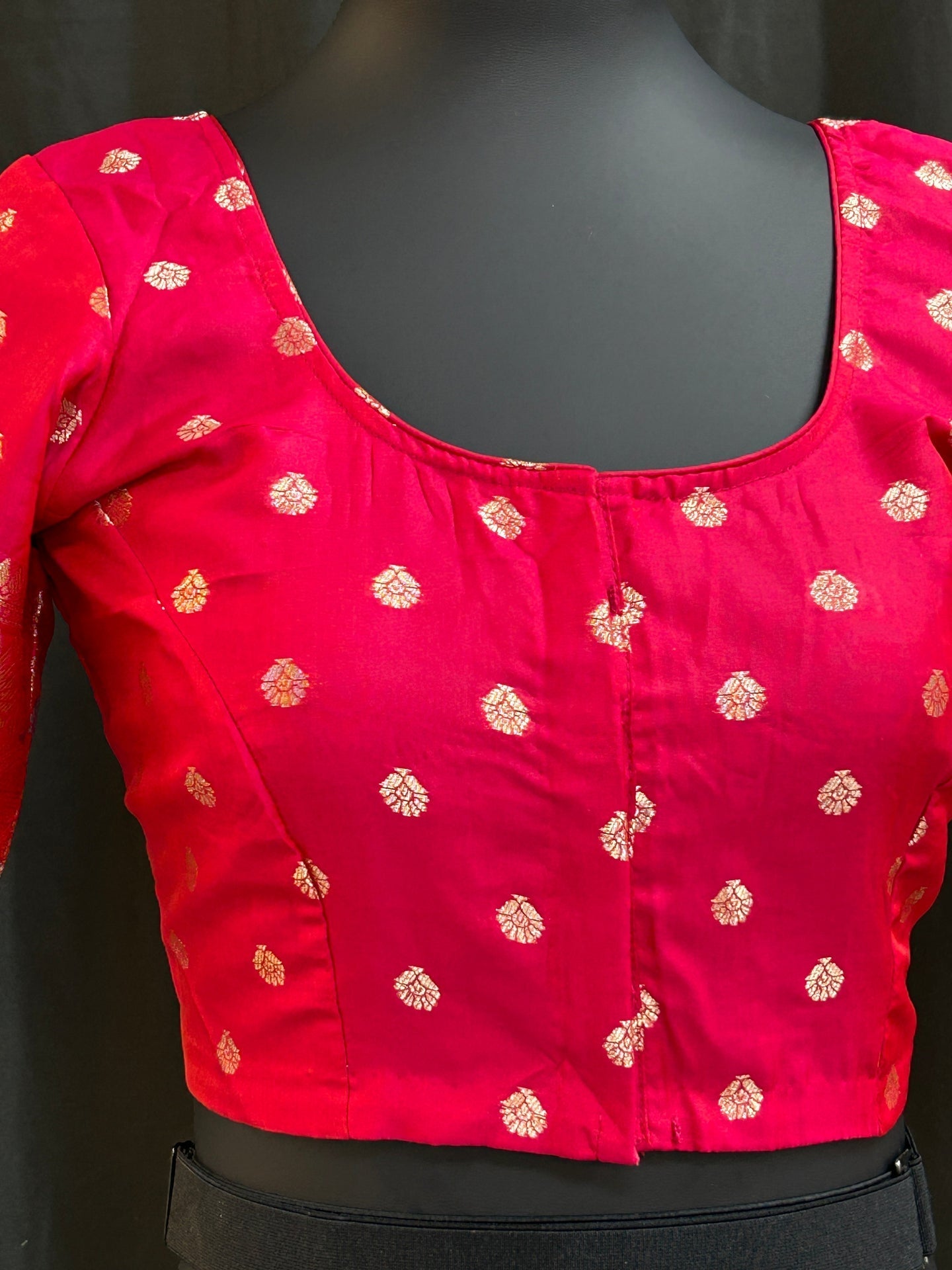 Banarasi silk blouse by Kurti Connection USA