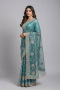 Tissue silk saree by Kurti Connection USA