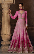 Party wear heavy gown