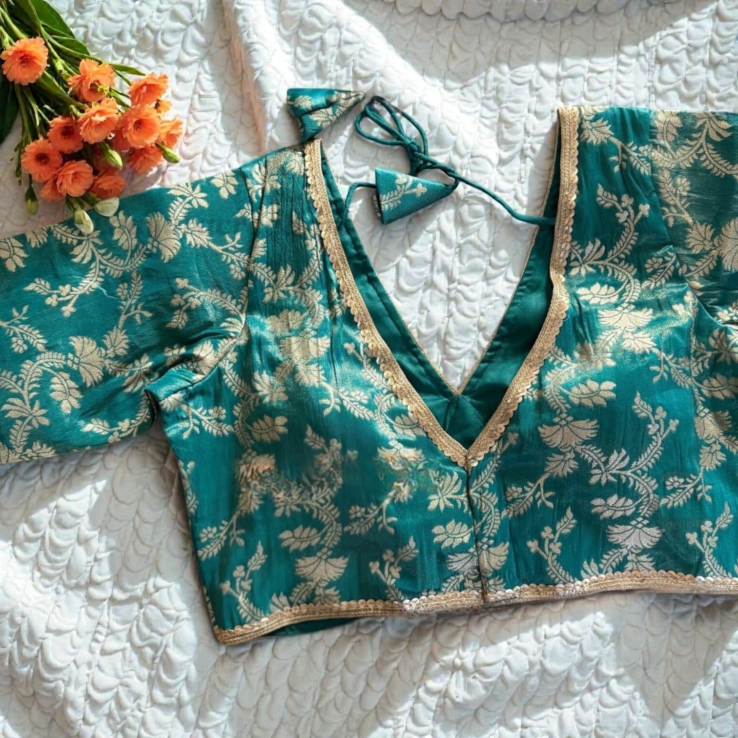 Brocade blouses