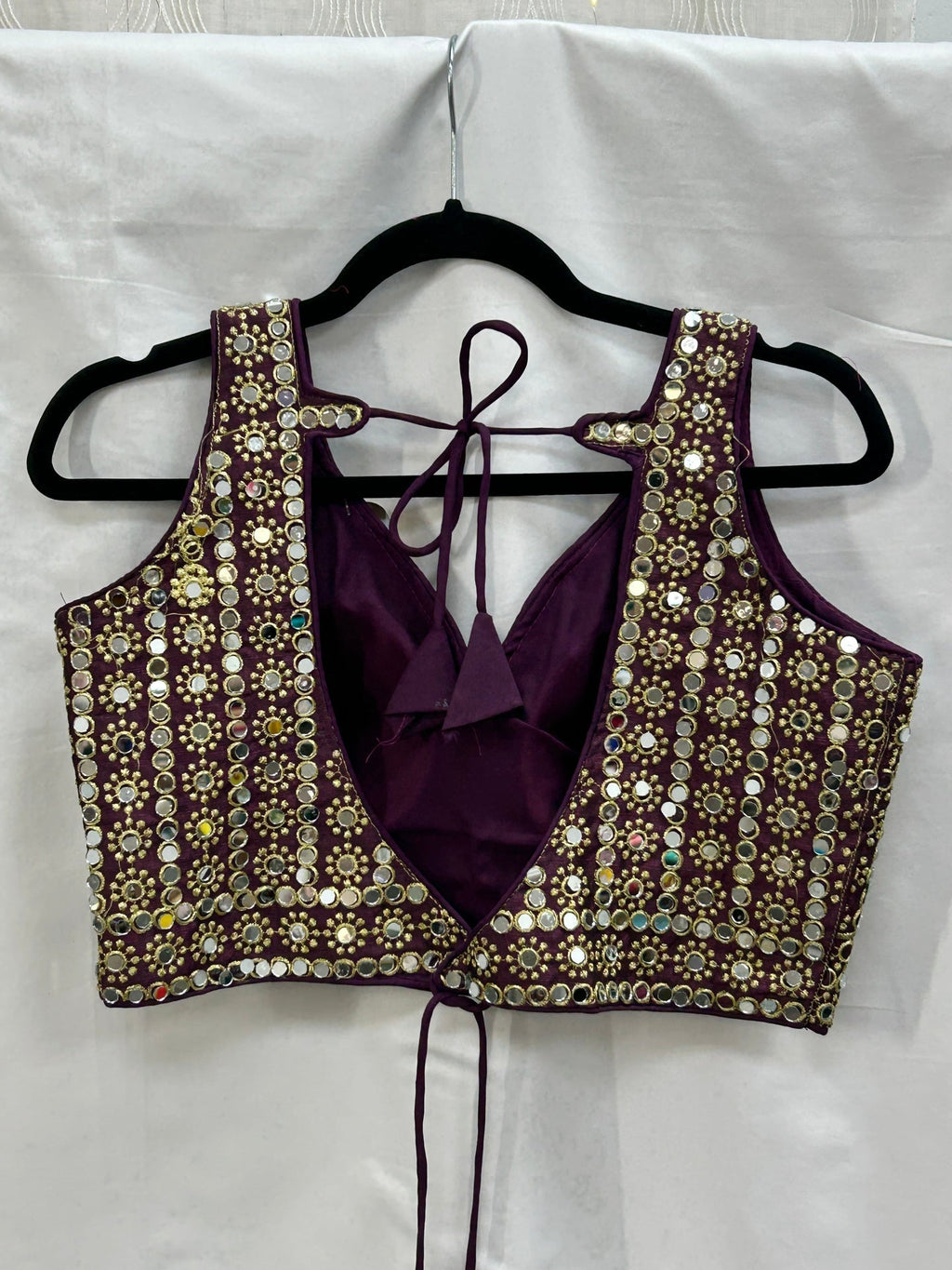 Mirror work blouse by Kurti Connection USA