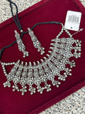 Oxidized necklace set