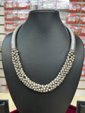 Oxidized hasuli necklace by Kurti Connection USA