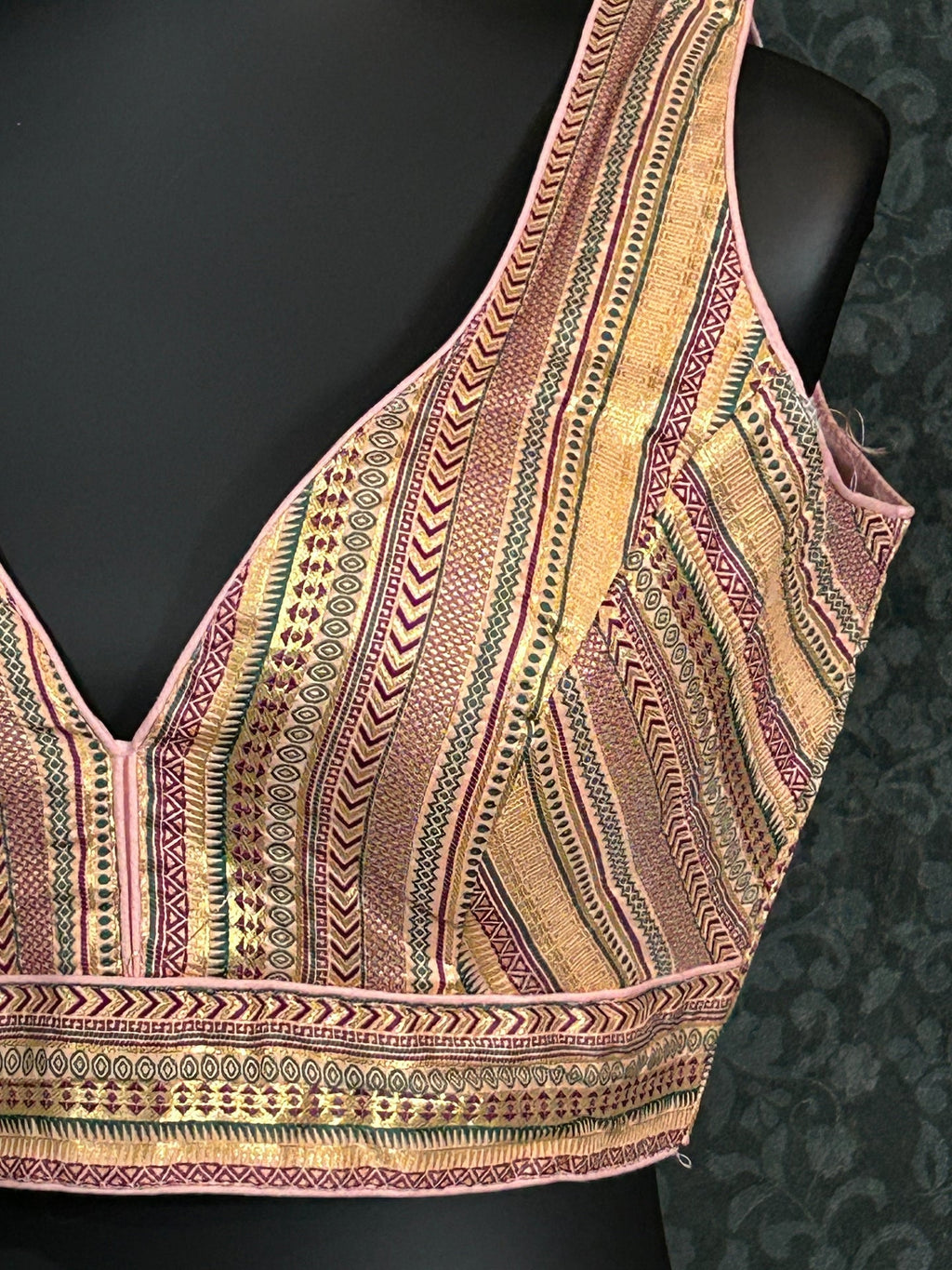 Silk blouse : brocade silk blouse by Kurti Connection USA
