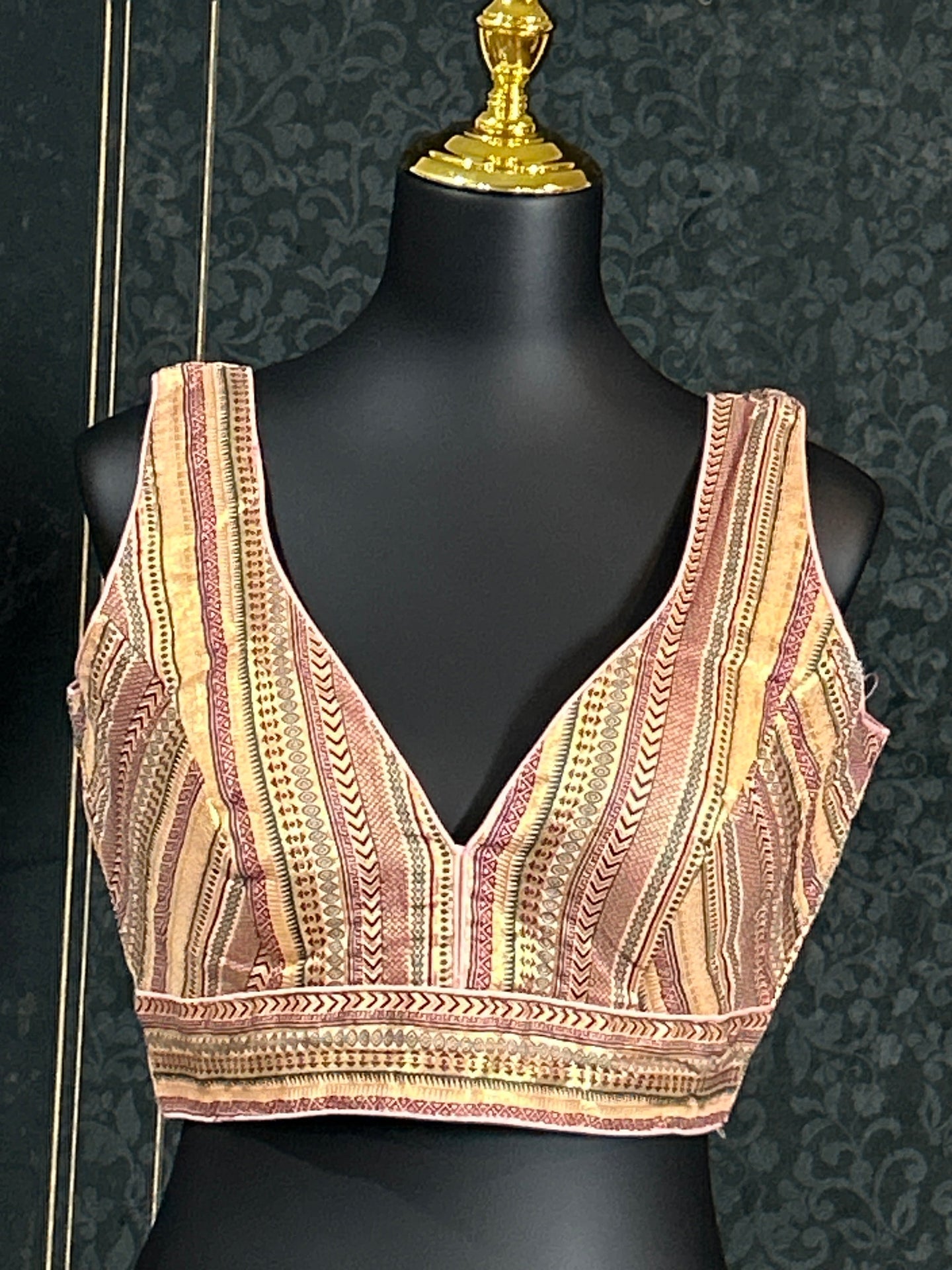 Silk blouse : brocade silk blouse by Kurti Connection USA