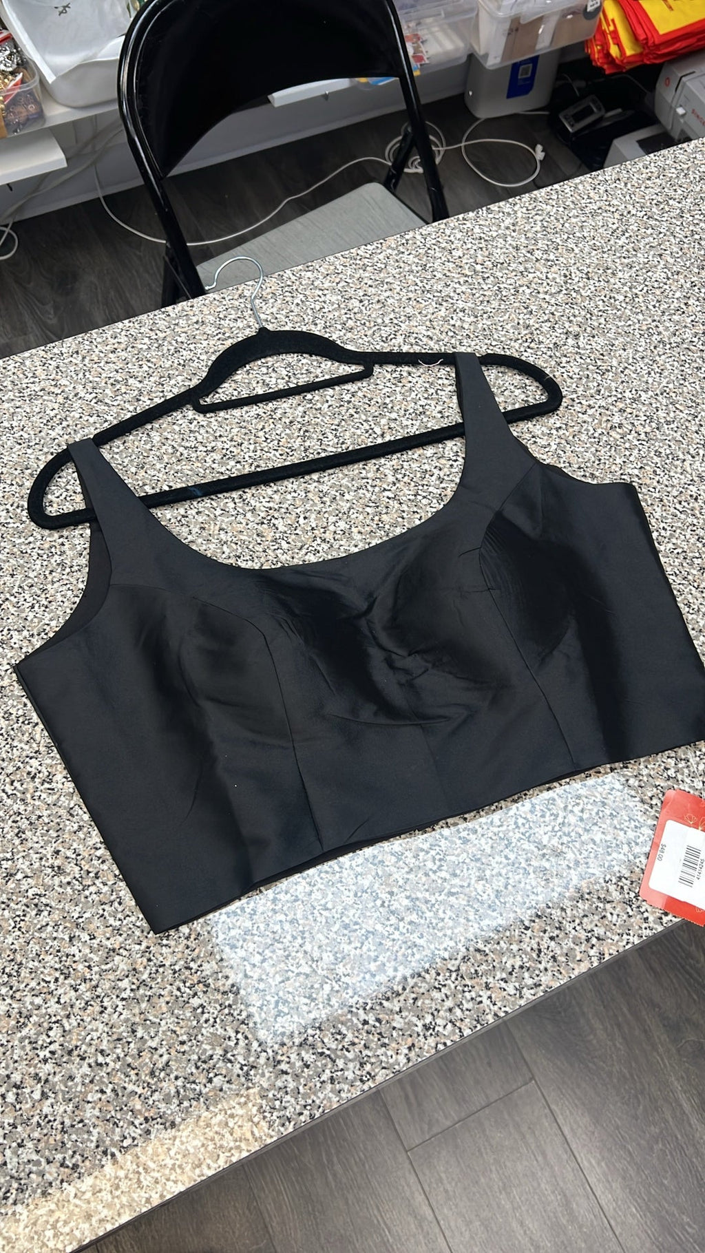 Black sleeveless blouse - Kurti Connection USA