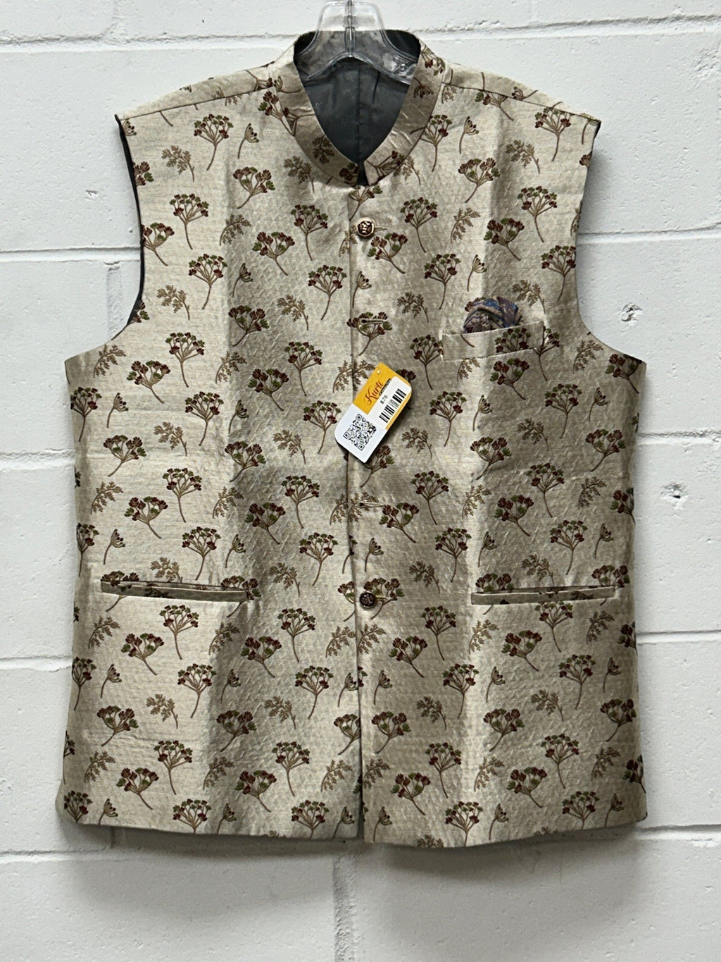 Silk vests : half jacket for kurta