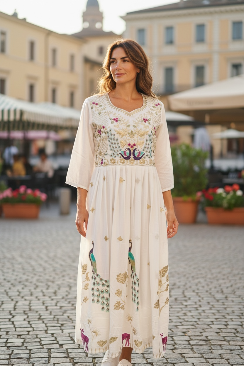 Georgette long kurti