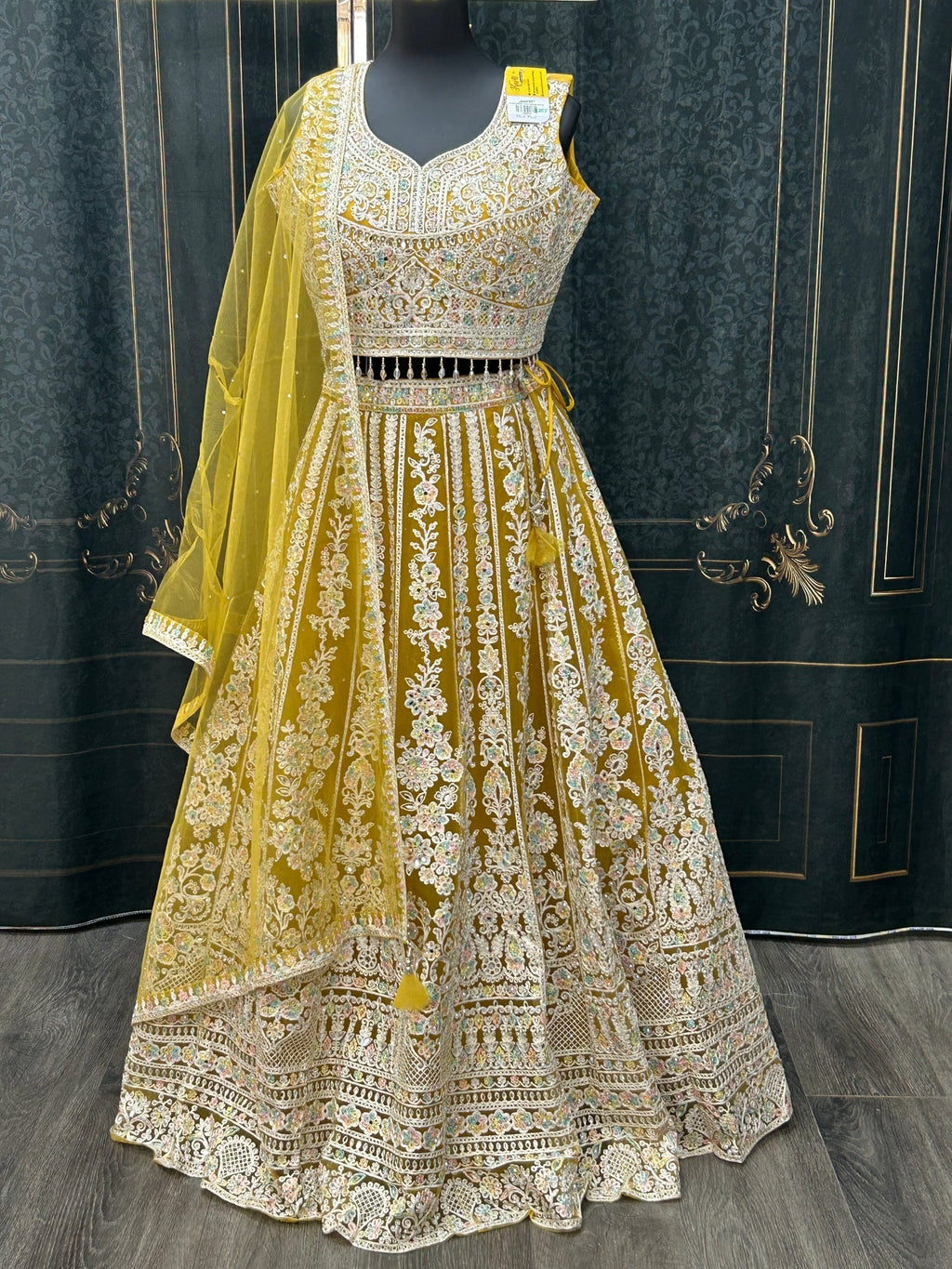 Yellow Lehenga choli set