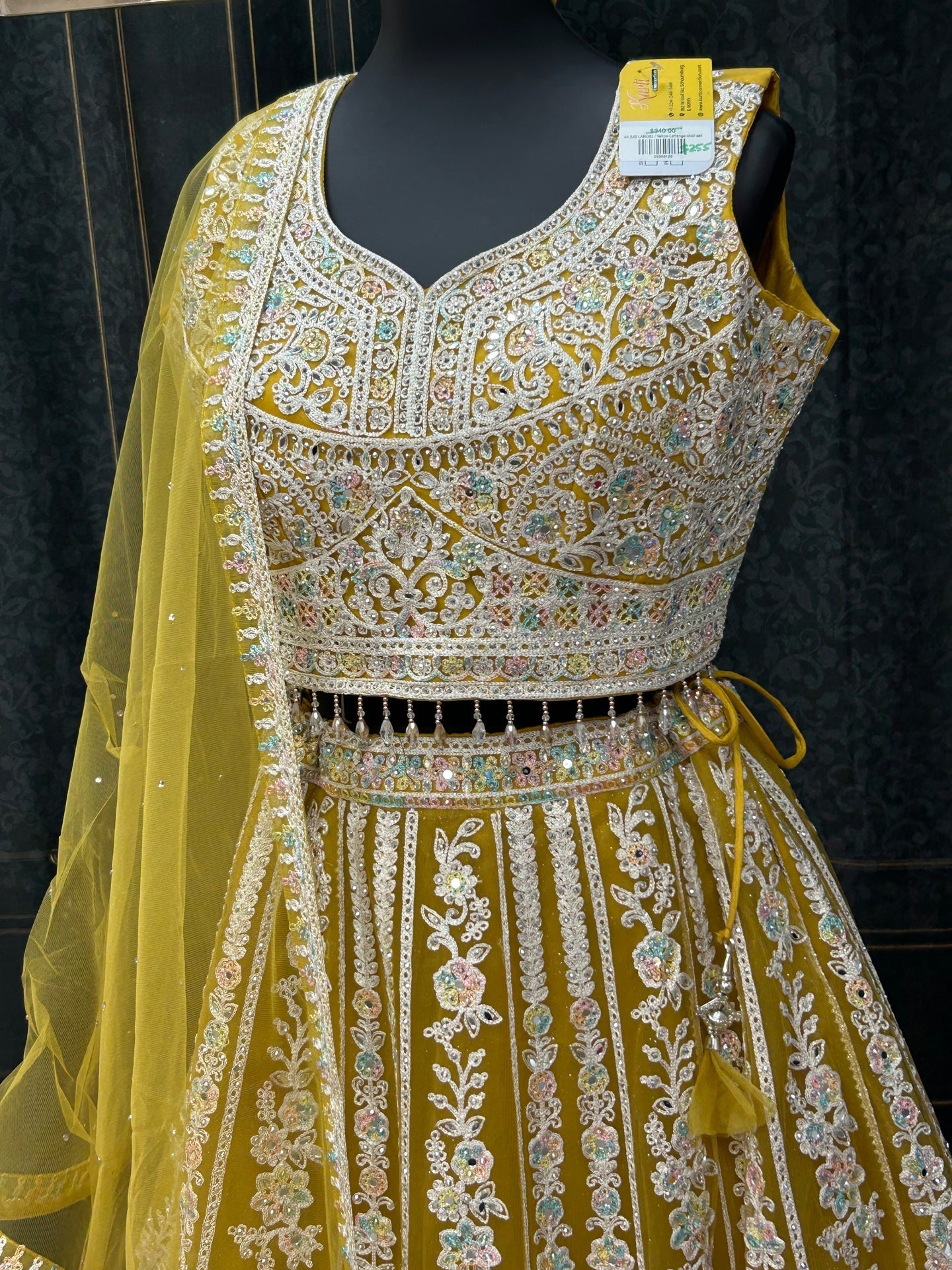 Yellow Lehenga choli set