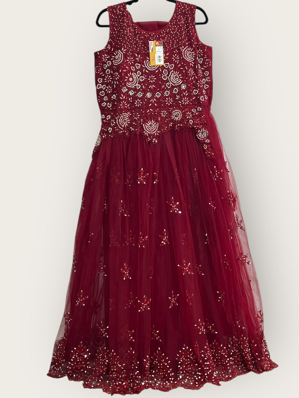 Net party wear dress