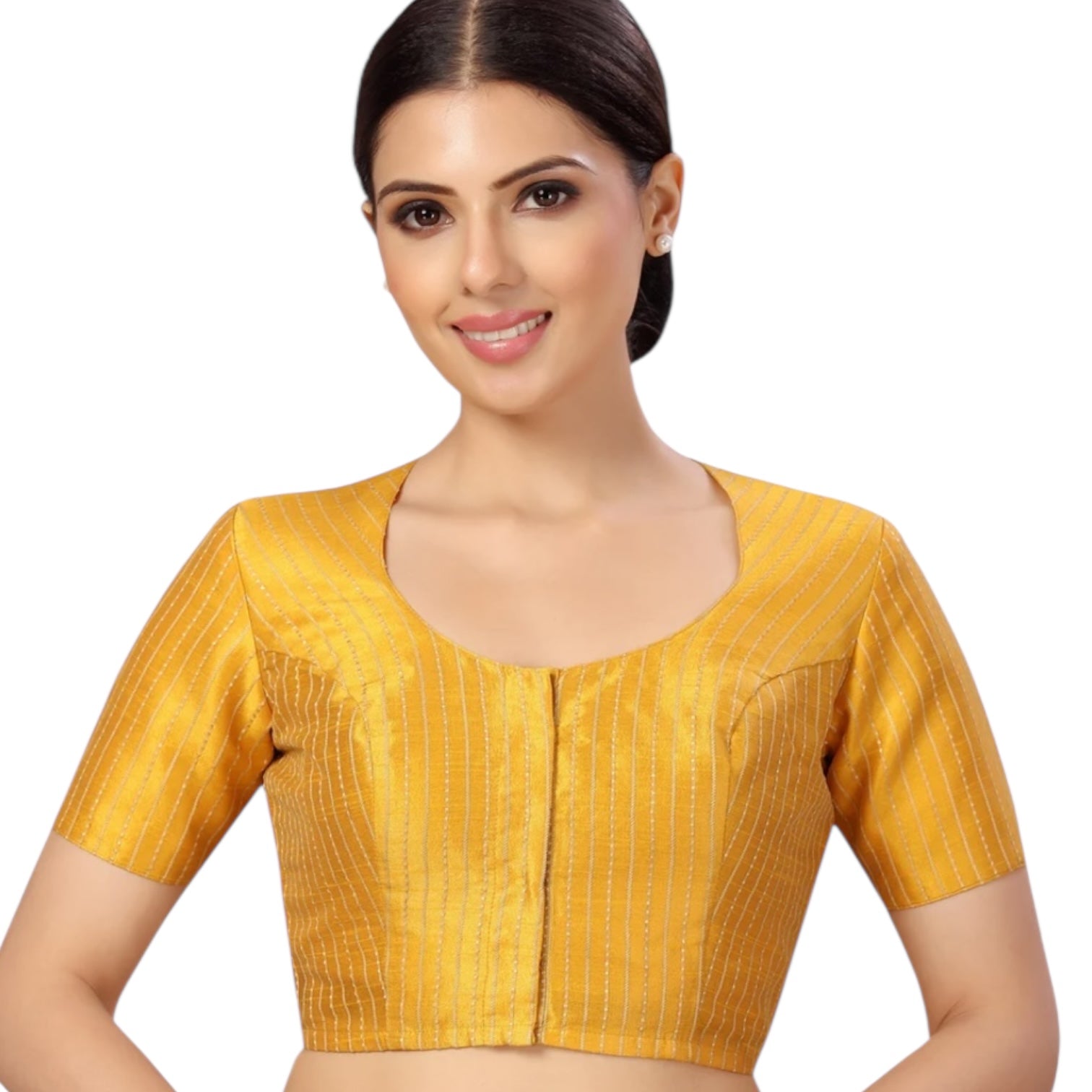 Front hook blouse
