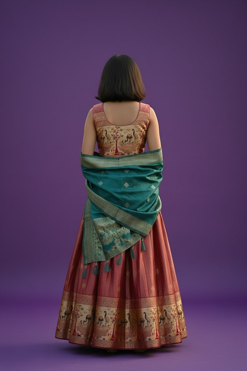 Traditional Indian Wedding Attire Lehanga Choli Set