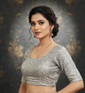 Dark grey Strechable blouse