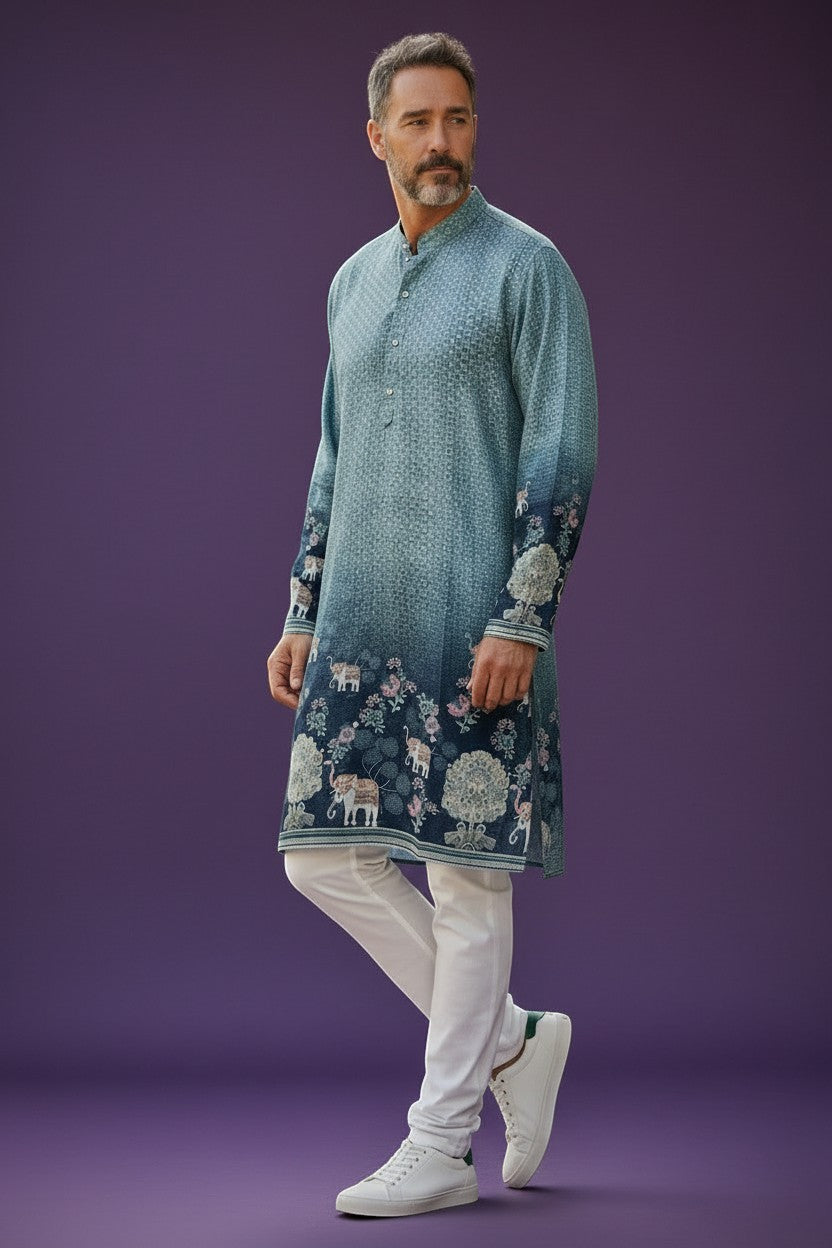 Men's Traditional Indian Wedding Attire Kurta