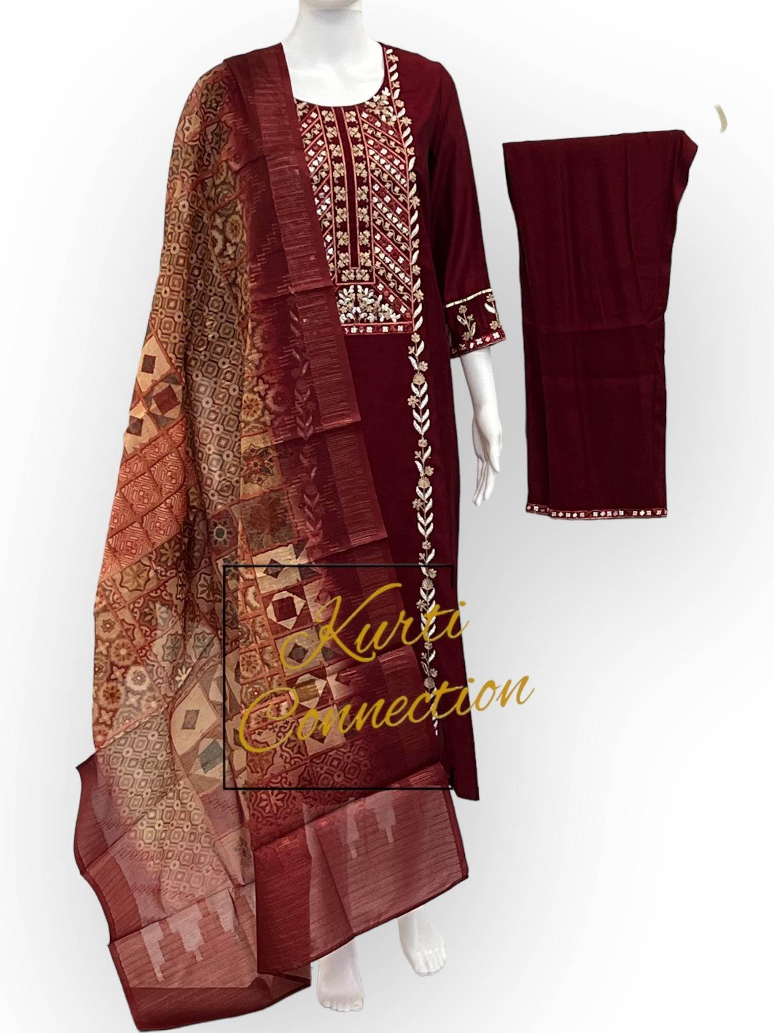 Modal silk kurti set | salwar kameez