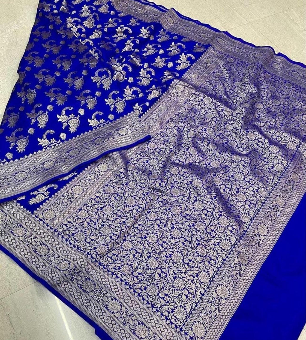 Mashru Banarasi Silk saree - Kurti Connection USA