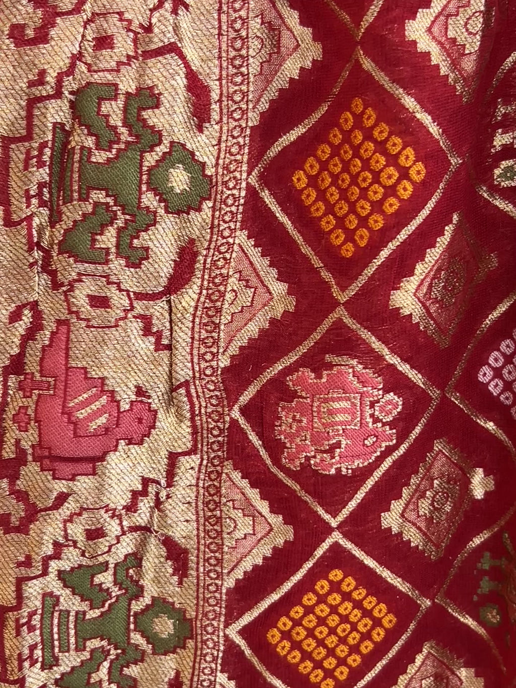 Bandhani patola saree